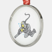 Onderwaterlasser Metalen Ornament (Links)