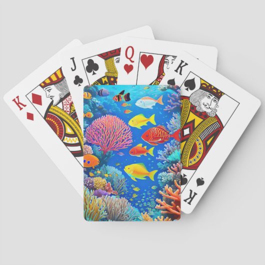 Onderwaterleven Pokerkaarten (Achterkant)