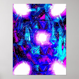 Onderwaterlichten Poster