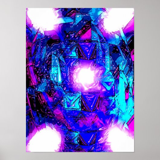 Onderwaterlichten Poster (Voorkant)
