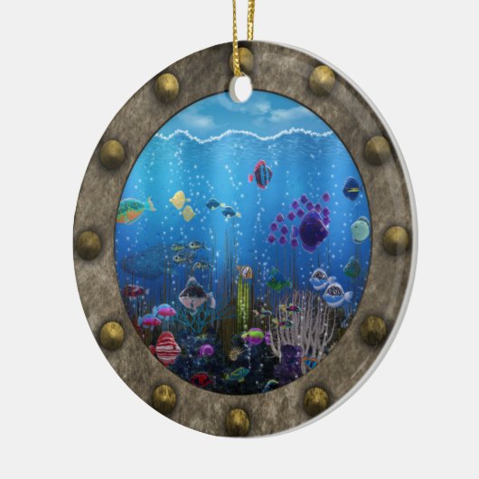 Onderwaterliefde - keramisch ornament (Links)