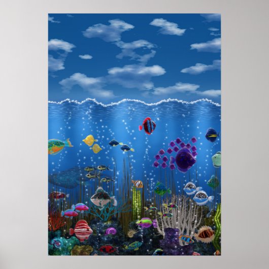 Onderwaterliefde - poster (Voorkant)