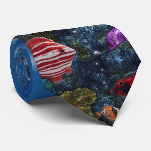 Onderwaterliefde - stropdas (Opgerold)