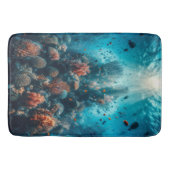 Onderwaterparadijs Levendig Koraalrif & Zee Leven Badmat (Voorkant)