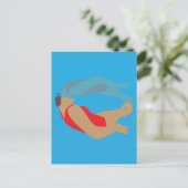 Onderwaterreflectie Briefkaart (Staand voorkant)