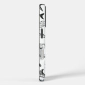 onderwaterreuzenpatroon Case-Mate iPhone case (Achterkant / Rechts)