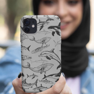 onderwaterreuzenpatroon iPhone 16 pro max hoesje