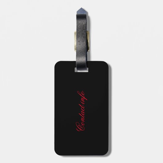 onderwaterroze zeemeermin die Thunder_Cove zwemt Bagagelabel (Achterkant verticaal)