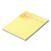 onderwaterroze zeemeermin zwemmen notitieblok (Linkerzijde)