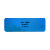 Onderwaterscène Etiket (Voorkant)