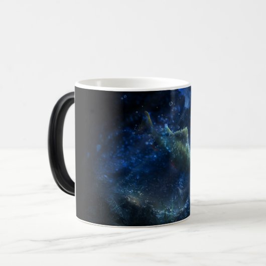 Onderwaterscène | Funny Gifts Magische Mok (Voorkant links)