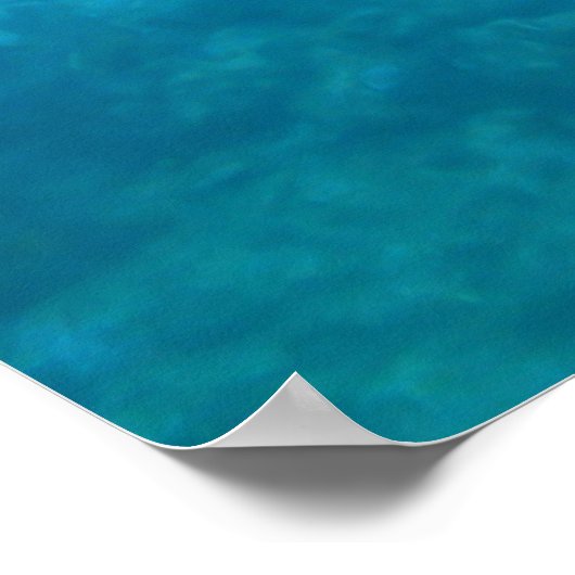 Onderwaterscène Poster (Hoek)