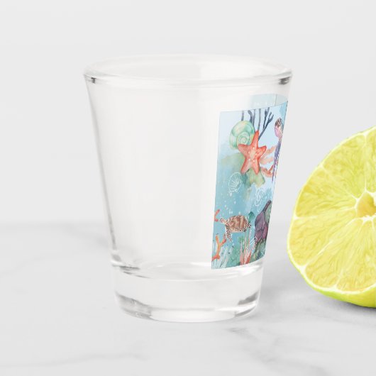 Onderwaterscène Shot Glas (Links)