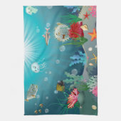 Onderwaterscène Theedoek (Verticaal)