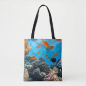 Onderwaterscène Tote Bag (Voorkant)