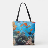 Onderwaterscène Tote Bag (Achterkant)
