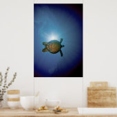 Onderwaterschildpad| Andaman Zee, Thailand Poster (Keuken)