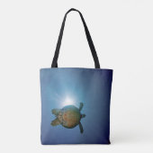 Onderwaterschildpad| Andaman Zee, Thailand Tote Bag (Achterkant)