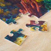 Onderwaterschool voor vissen en koralen Foto Legpuzzel (Zijkant)