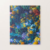 Onderwaterschool voor vissen en koralen Foto Legpuzzel (Verticaal)