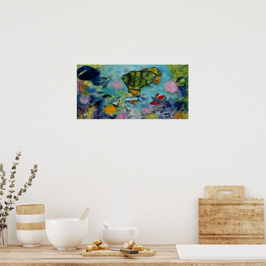 Onderwaterspeelplaats Poster (Keuken)