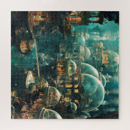 Onderwaterstad Legpuzzel (Horizontaal)