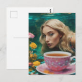 onderwaterthee briefkaart (Voorkant / Achterkant)