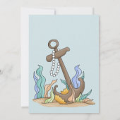 Onderwaterthema Birthday Party - Uitnodiging kind (Achterkant)