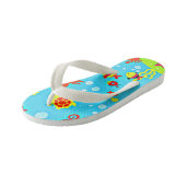 Onderwatervrienden, schattig en kleurrijk. kinder teenslippers (Schuin)