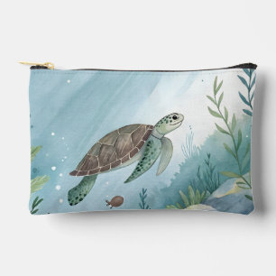 Onderwaterwereld met schildpad etui