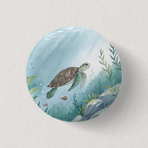 Onderwaterwereld met schildpad