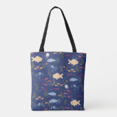 Onderwaterwereld Tote Bag (Achterkant)