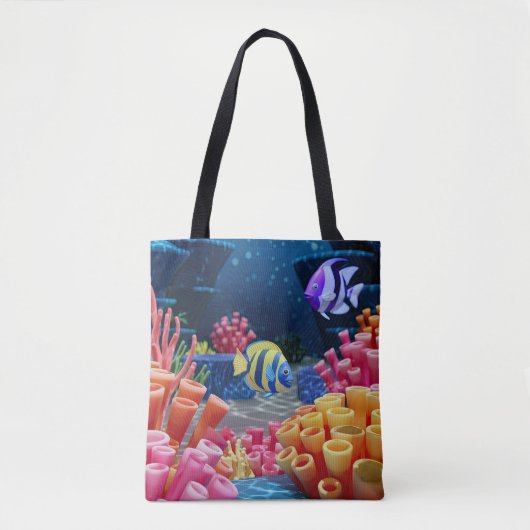 onderwaterwereld tote bag (Voorkant)