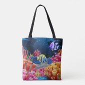 onderwaterwereld tote bag (Achterkant)