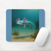 Onderwaterwonder: de Axolotl Muismat (Met muis)