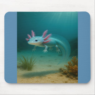 Onderwaterwonder: de Axolotl Muismat