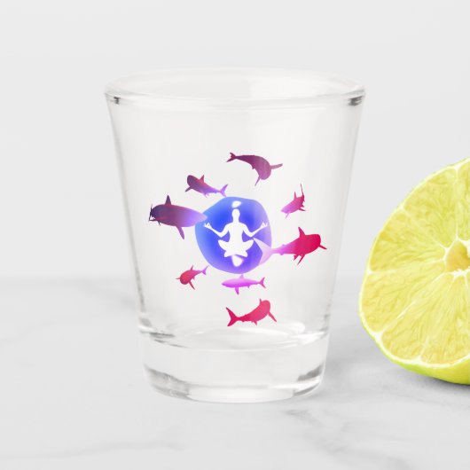 Onderwaterzuivering Shot Glas (Voorkant)