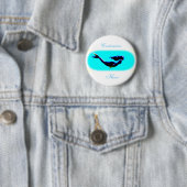 onderwaterzwemmermaïde aanpassen ronde button 5,7 cm (In situ)