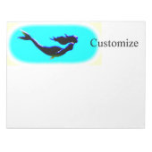 onderwaterzwemmermatten notitieblok (Voorkant)