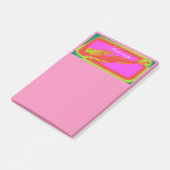 onderwaterzwemster rode zeemeermin post-it® notes (Schuin)