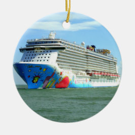 Onderweg afbreken, datum keramisch ornament