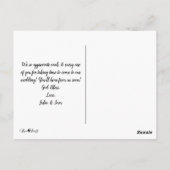 Onderweg Bedankt Foto Bruiloft Dankkaart Briefkaart (Achterkant)