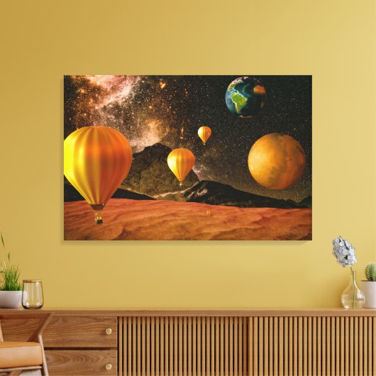Onderweg Canvas Afdruk (Insitu (Woonkamer))