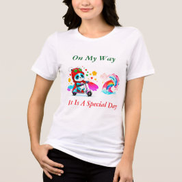 Onderweg een Valentijn's Day Special Design Tri-Blend Shirt