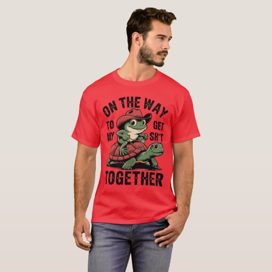 Onderweg naar Get T-shirt (Voorkant volledig)