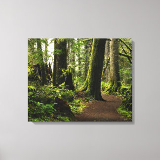 Onderweg tussen reuzen canvas afdruk