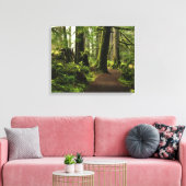 Onderweg tussen reuzen canvas afdruk (Insitu (Woonkamer))