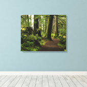 Onderweg tussen reuzen canvas afdruk (Insitu (Houten vloer))