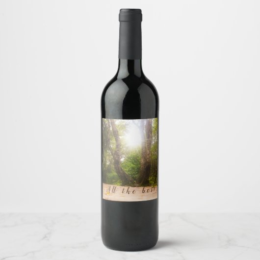 Onderweg...    wijn etiket (Voorkant)