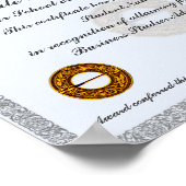 Onderwerp-curriculumcertificaat Poster (Hoek)